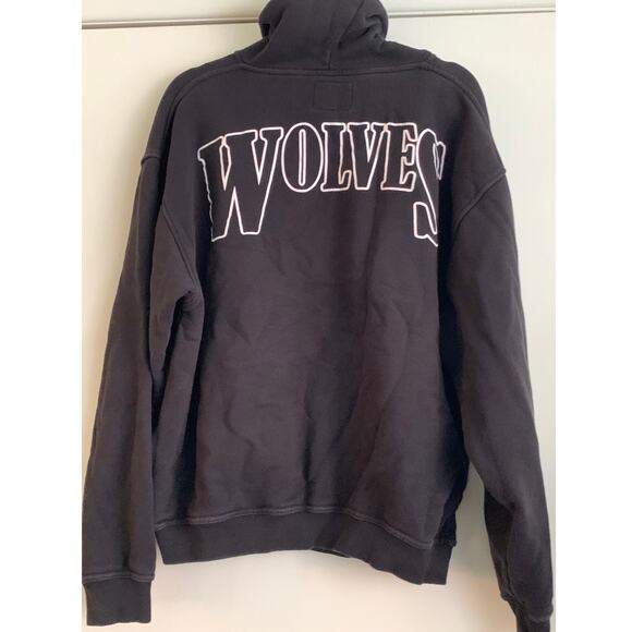 Darc Sport Wolves Black Hoodie  Sweatshirt Body Building Mens Large - Picture 5 of 8